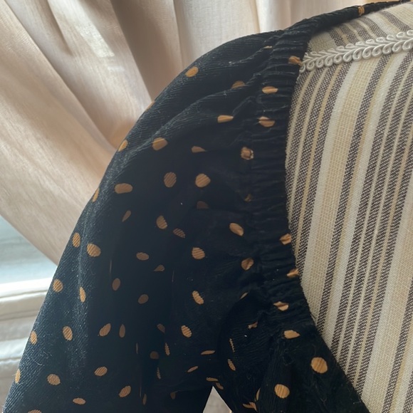 Madewell Corduroy Cropped Top with bubble sleeves - Picture 3 of 8